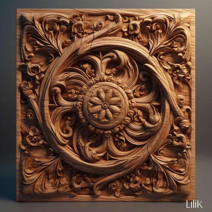 Patterns and decorations (stl Lynk Co 09 2, PATTERN_310) 3D models for cnc